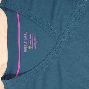 Healing Hands Scrub Teal Top XL Style 2172